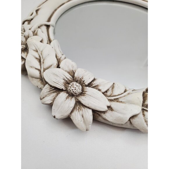 Carved wall mirror, Wall Mirror, Wall mirror small ,Wall mirror decor, Glass - Picture 7 of 10